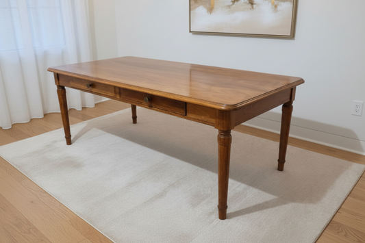 French Louis Philippe Mid 19th Century Walnut Table