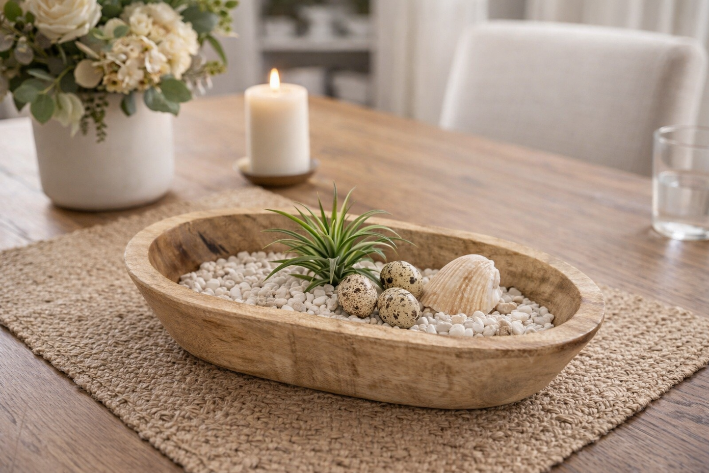 Handmade Rustic Wood Bowl