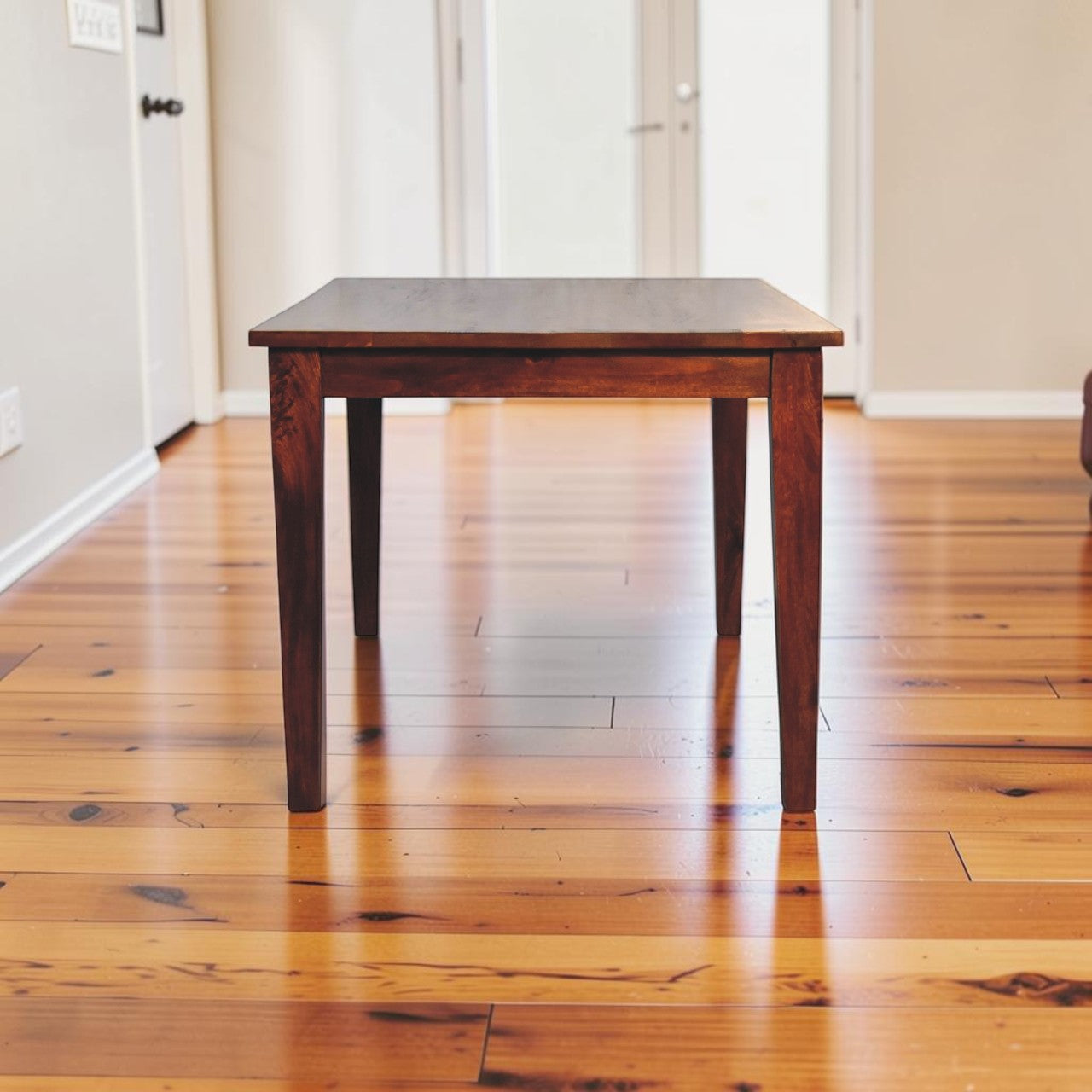 Custom Sleek Chestnut Dining Table