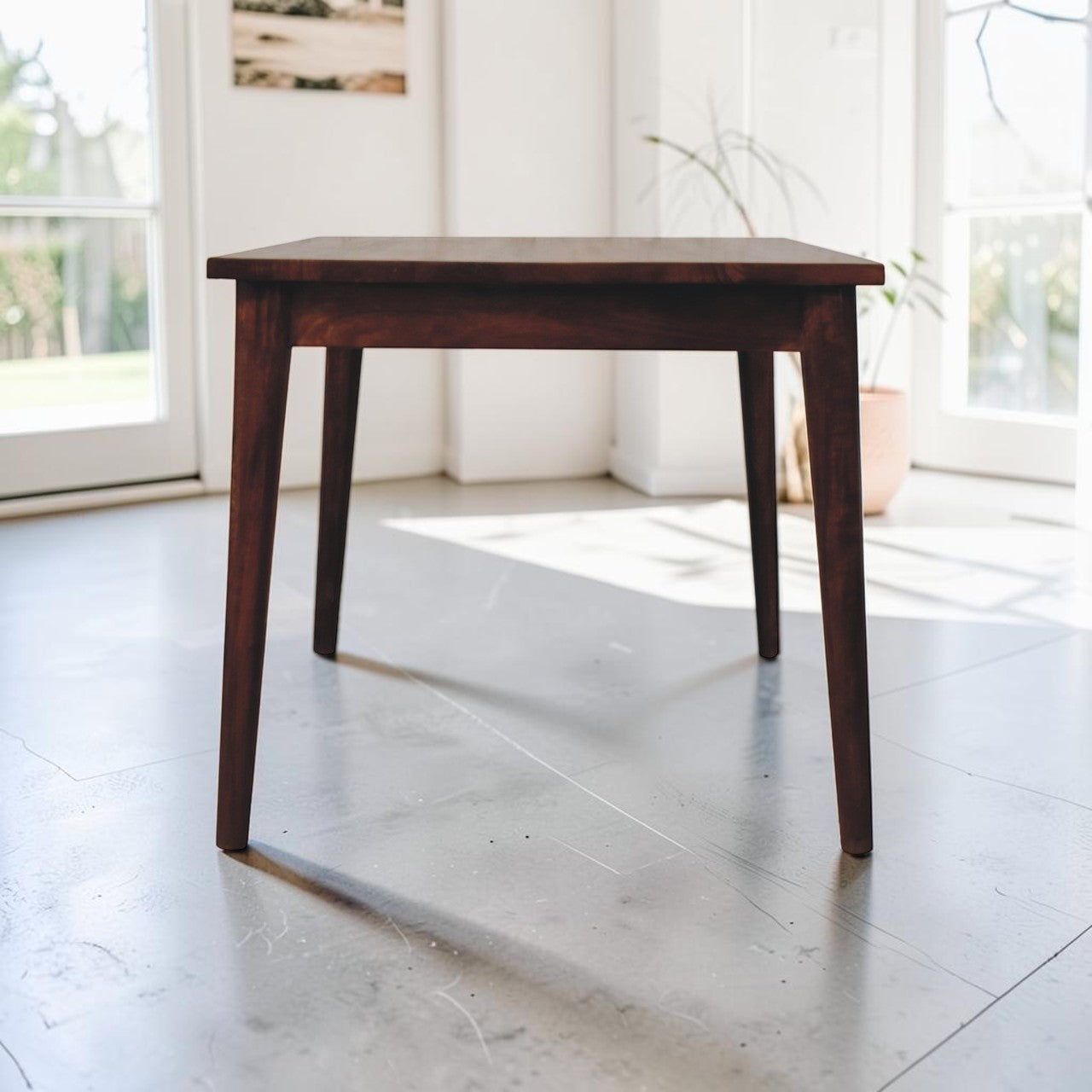 Custom Handcrafted - Scandinavian Chestnut Dining Table