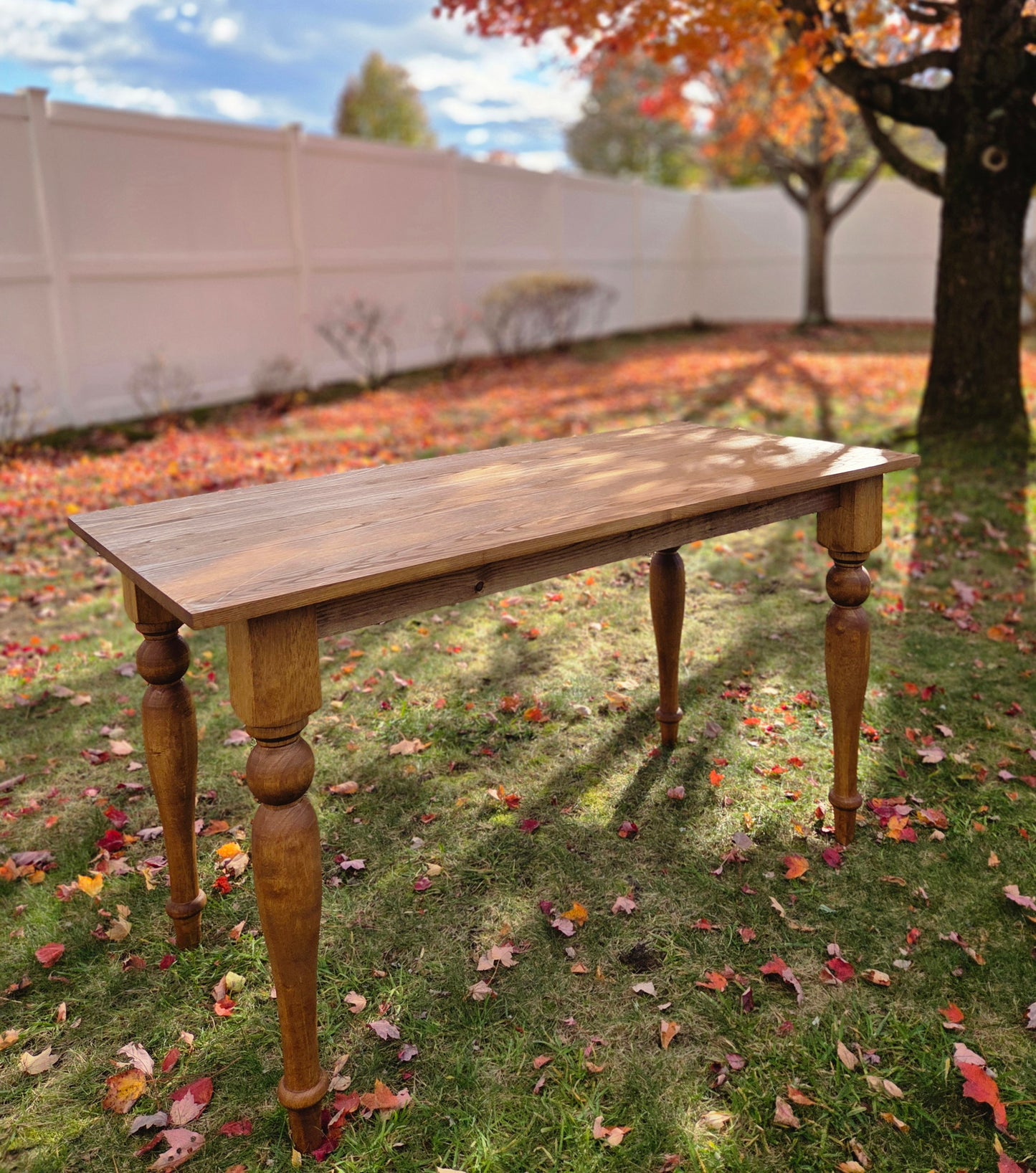 Preowned - Country Solid Wood Ash Table
