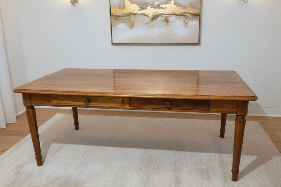 French Louis Philippe Mid 19th Century Walnut Table