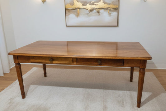 French Louis Philippe Mid 19th Century Walnut Table