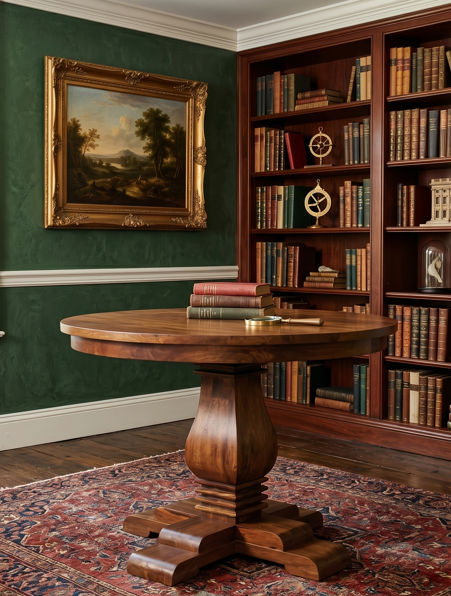 Custom Handcrafted - Ashmont Heirloom Pedestal Table