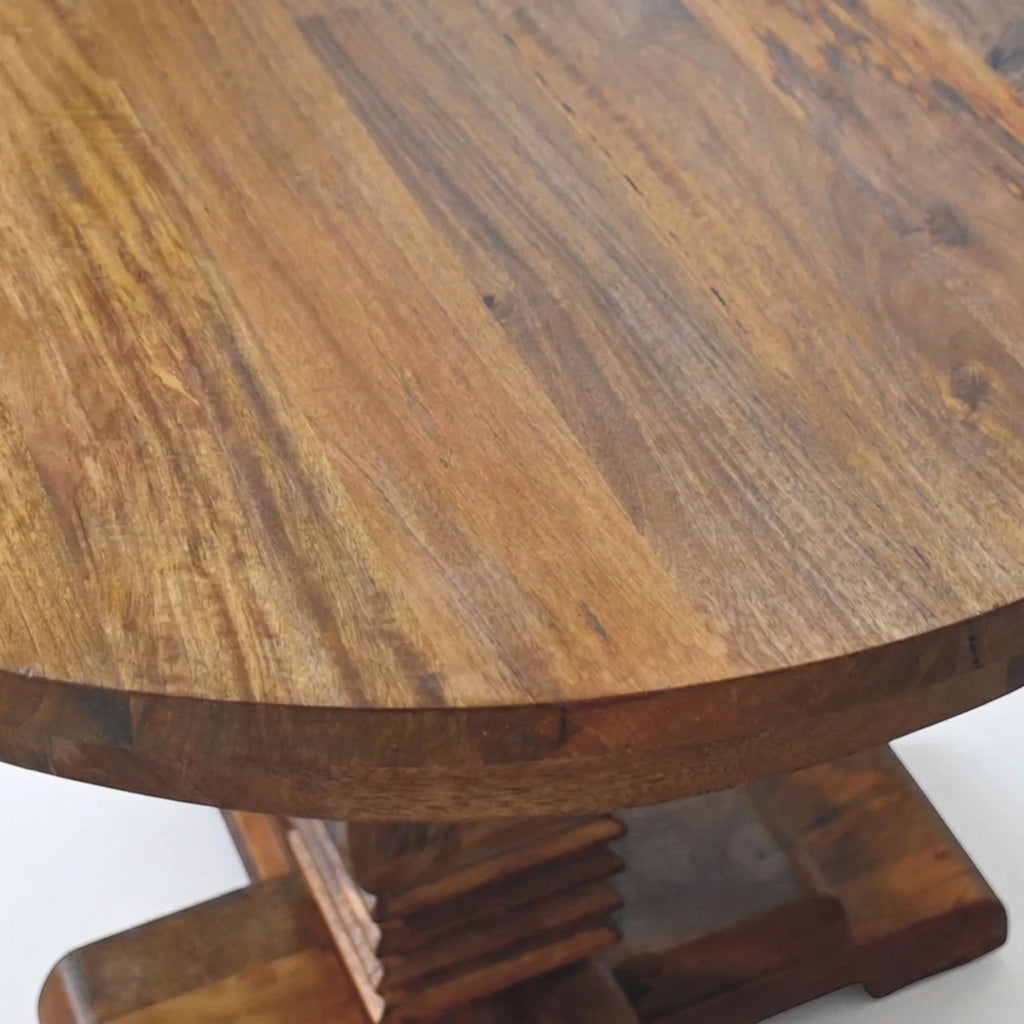 Custom Handcrafted - Ashmont Heirloom Pedestal Table