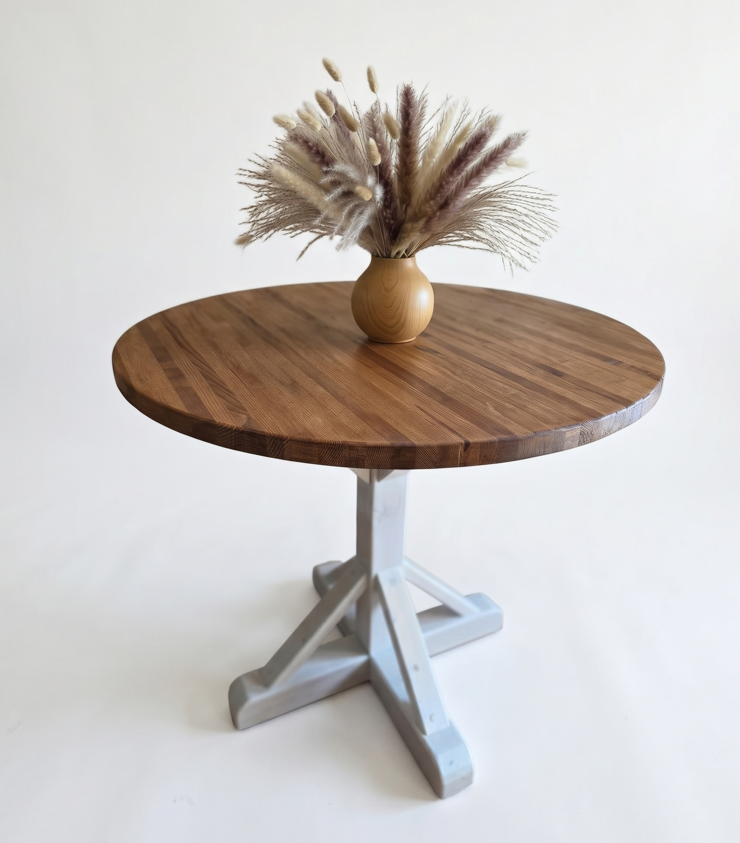 Custom Handcrafted - Coastal Haven Rustic Round Table