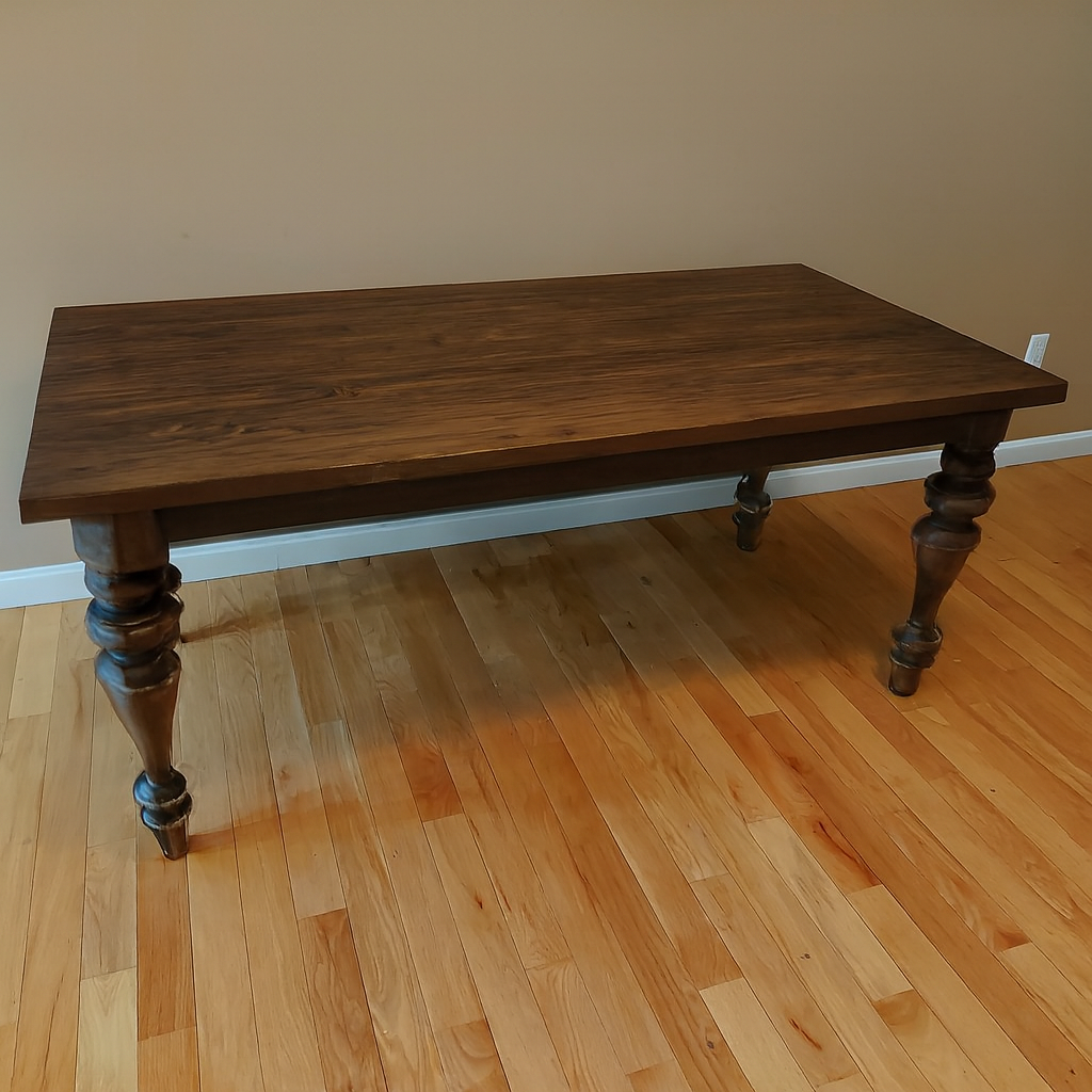 Custom Handcrafted - French Country Maple Dining Table