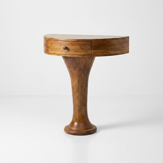 Preowned - Half Moon Sculpted Accent Table