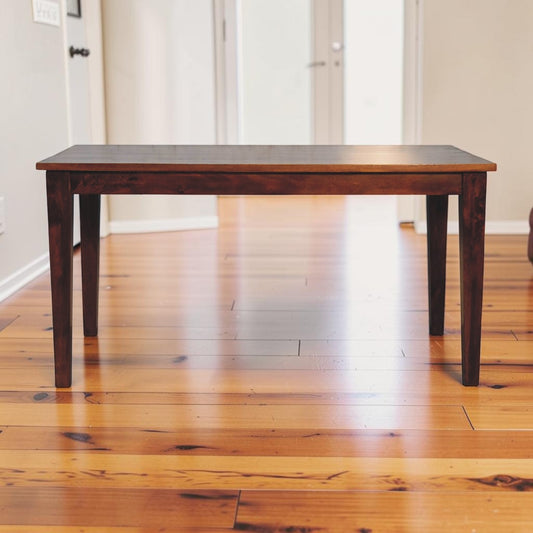 Custom Sleek Chestnut Dining Table
