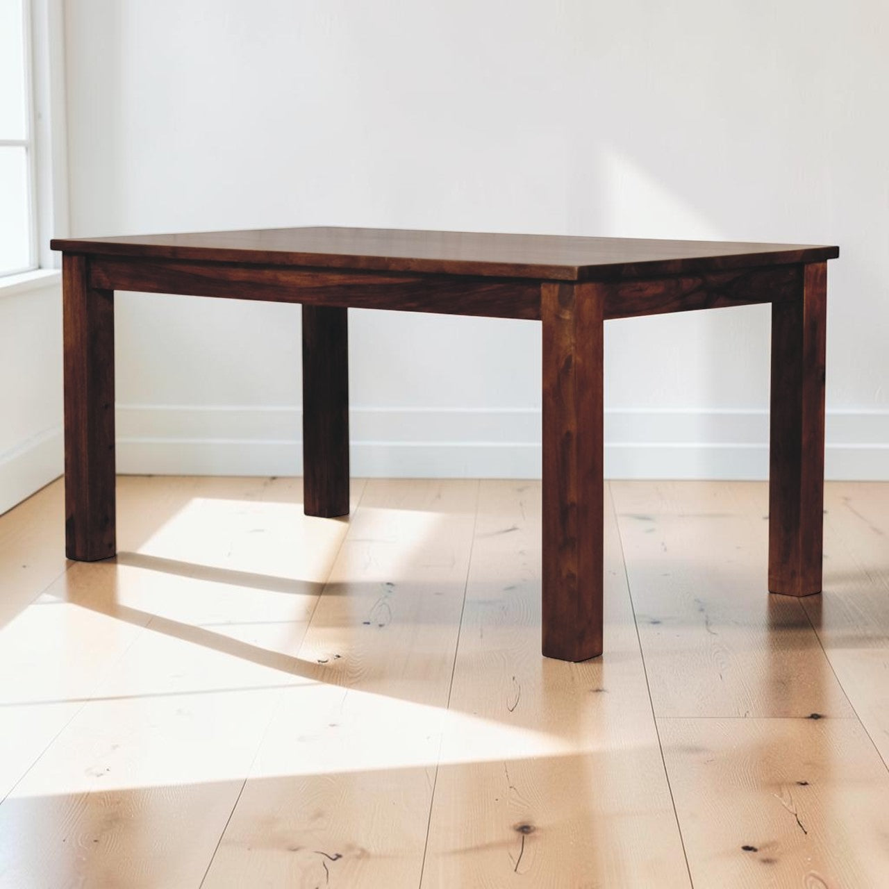 Custom Rustic Chestnut Dining Table