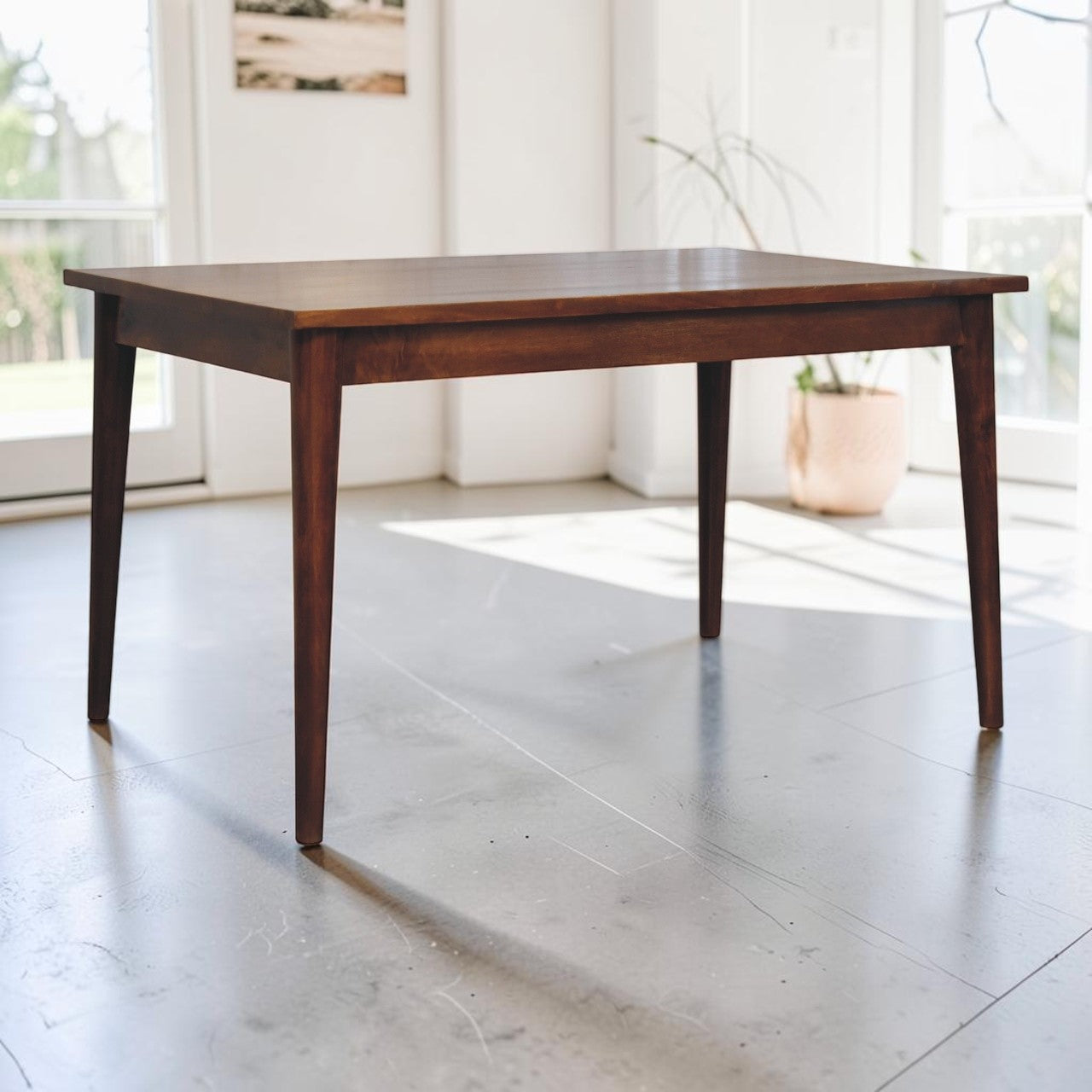 Custom Handcrafted - Scandinavian Chestnut Dining Table