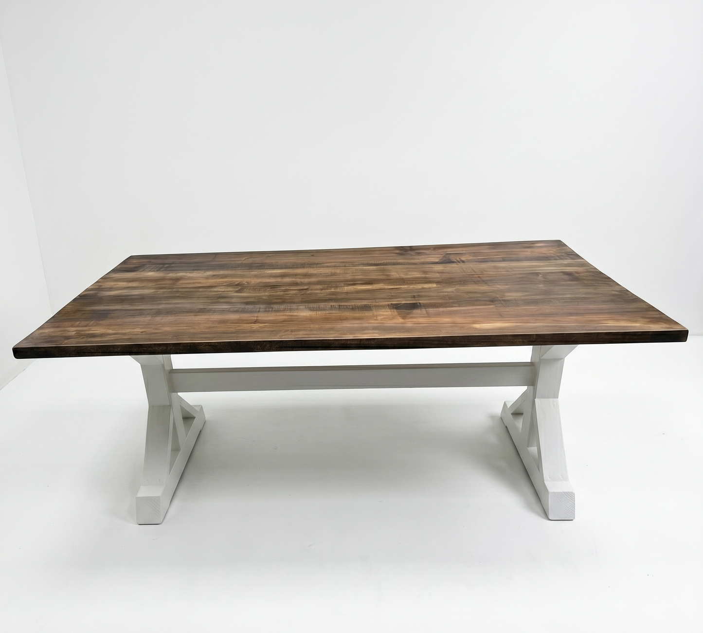 Custom Handcrafted - Maple Manor Trestle Table