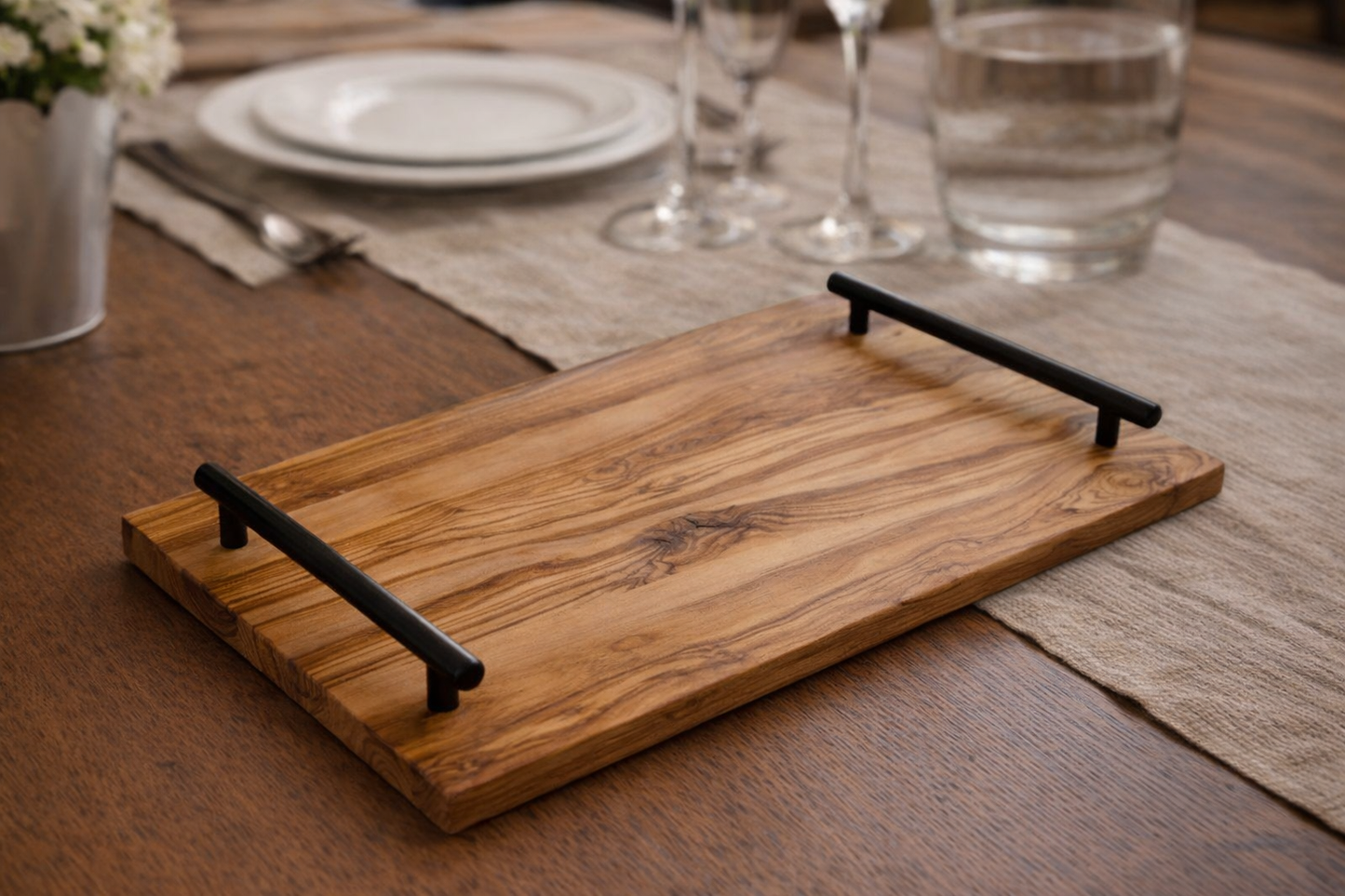 Olive Wood Serving Tray