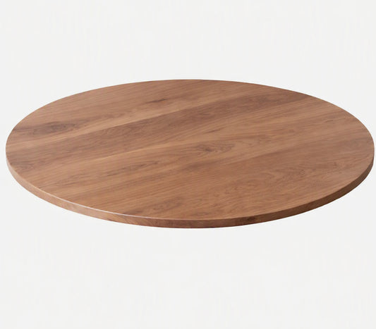 Round Walnut Tabletop
