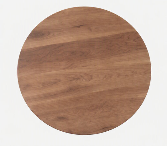 Round Walnut Tabletop