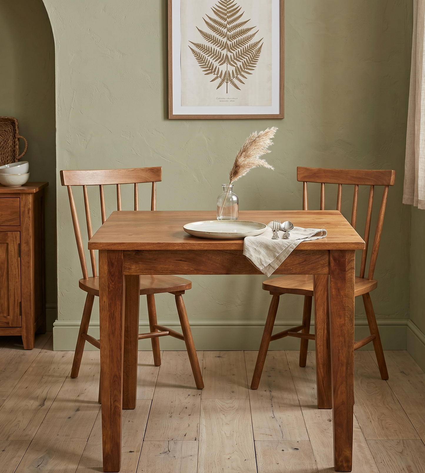 Custom Handcrafted - Sawbuck Square Dining Table