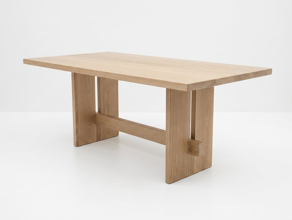 Custom Handcrafted - The Meridian Oak Dining Table