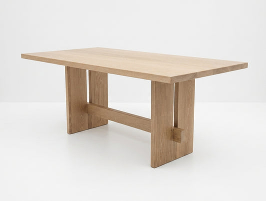 Custom Handcrafted - The Meridian Oak Dining Table