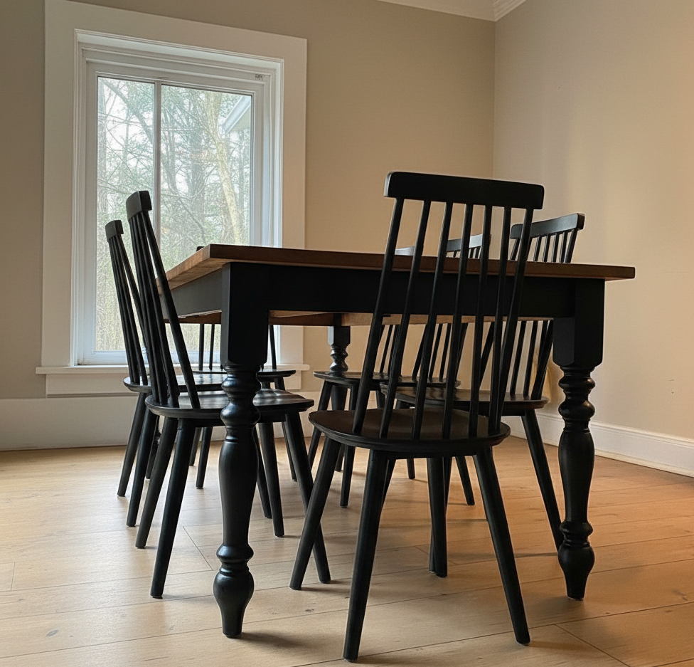 Custom Handcrafted - Oak Tavern Farm Table