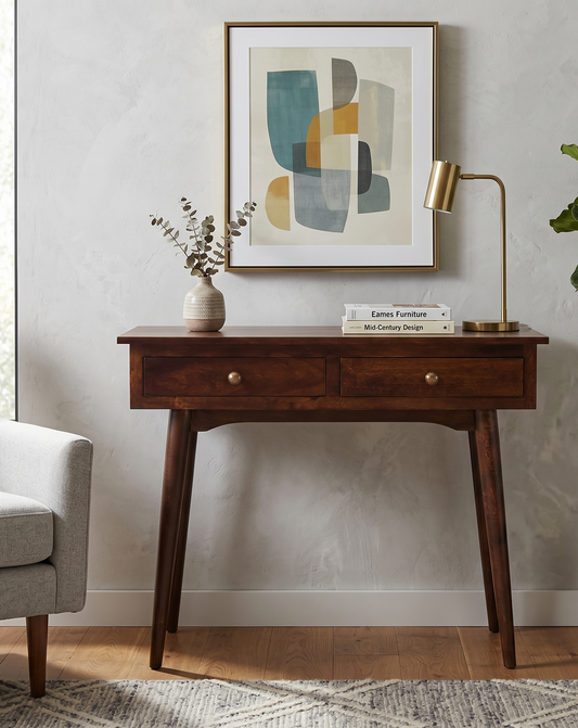 Preowned - Walnut Console Table