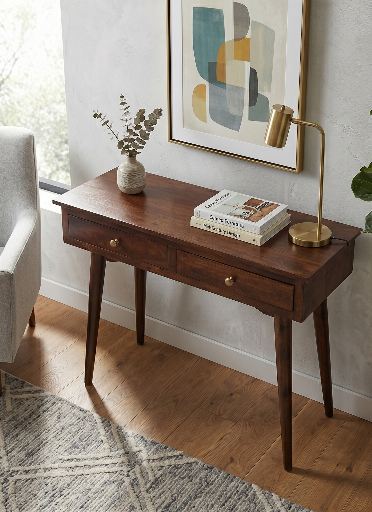Preowned - Walnut Console Table